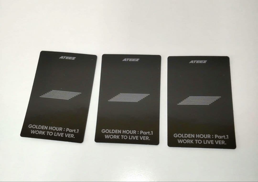 ATEEZ GOLDEN HOUR WORK TO LIVE VER.トレカ付き