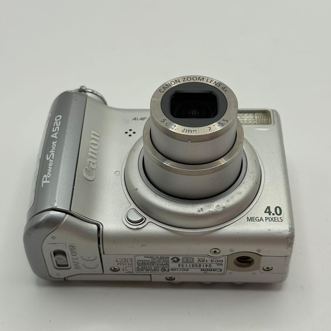 Canon PowerShot A520 通電確認済み 画面割れあり 付属品あり