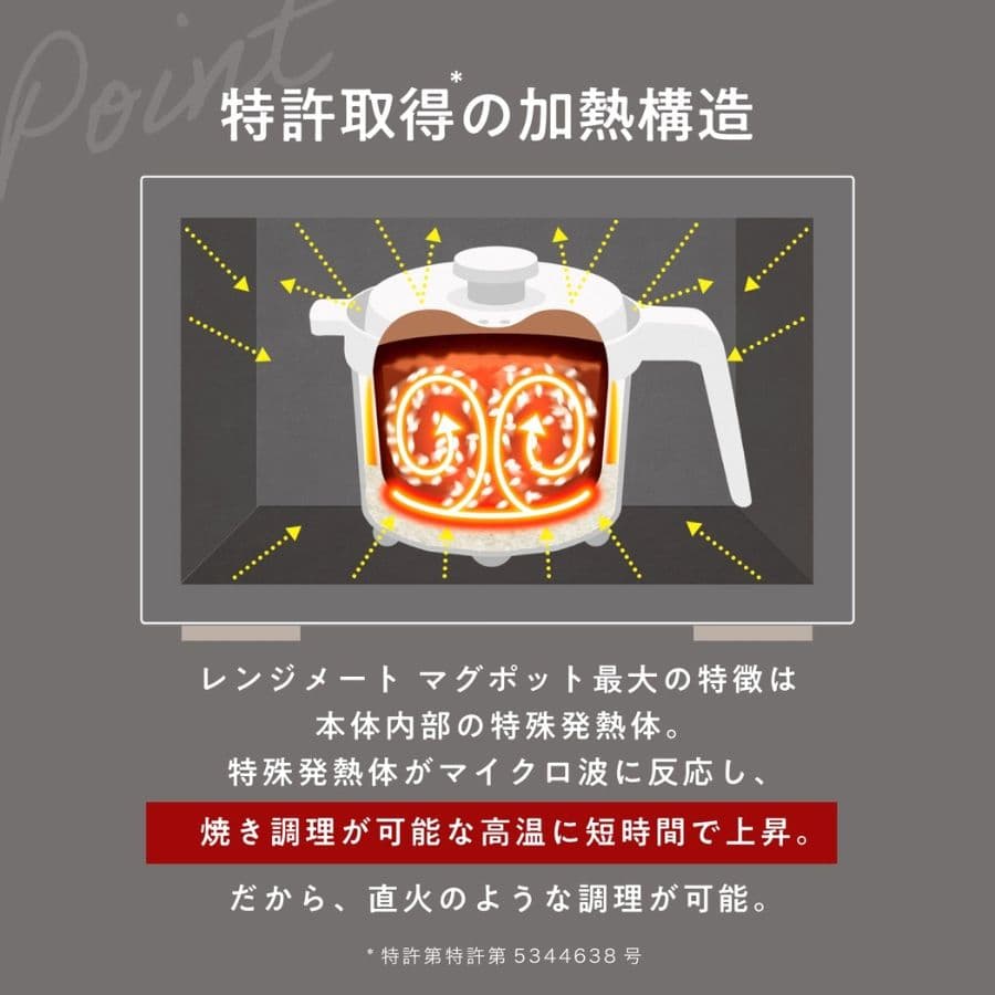 レンジメートマグポット　 RANGEMATE MUGPOT白×ホワイト×1個