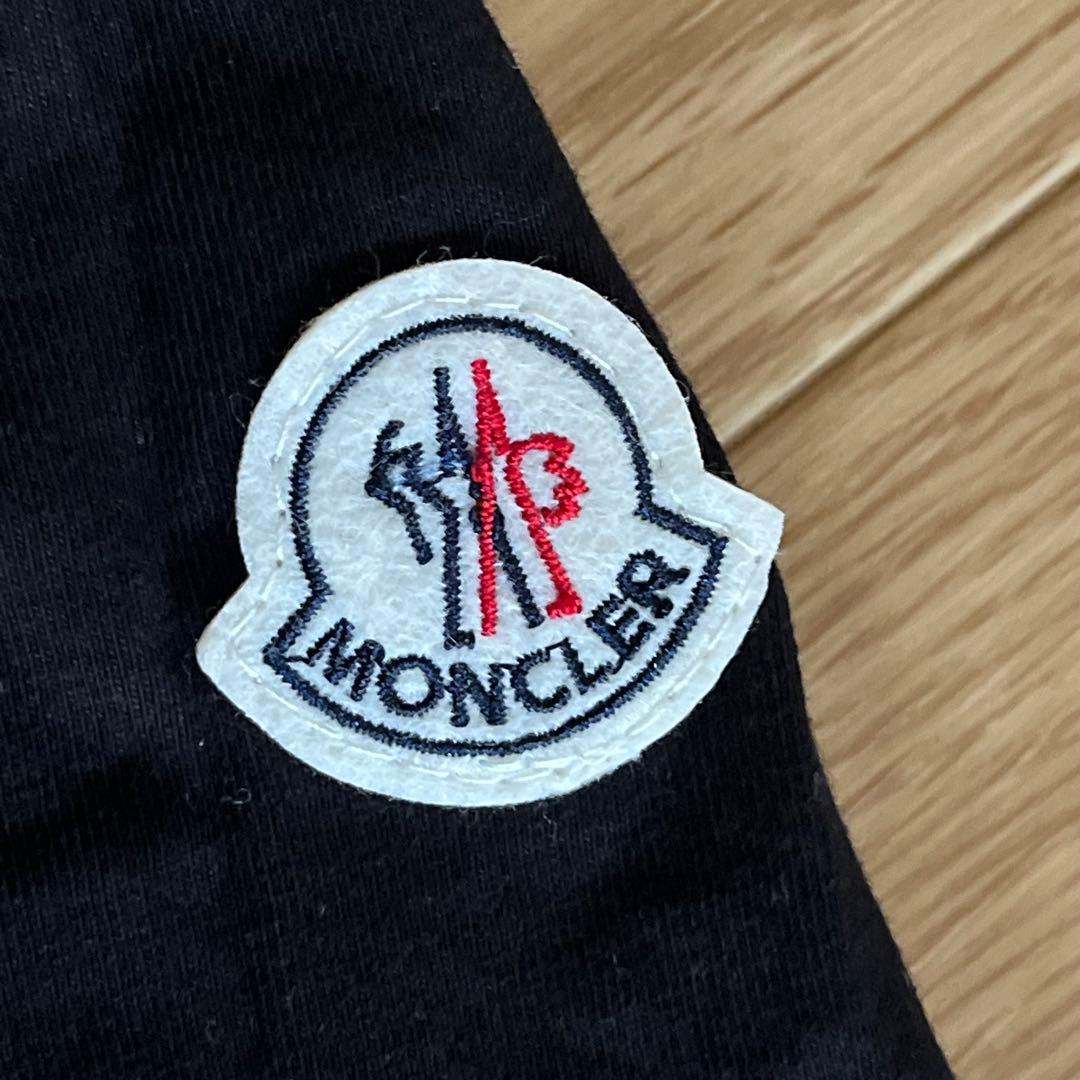 d*9様 MONCLER モンクレール ブラック Tシャツ XL