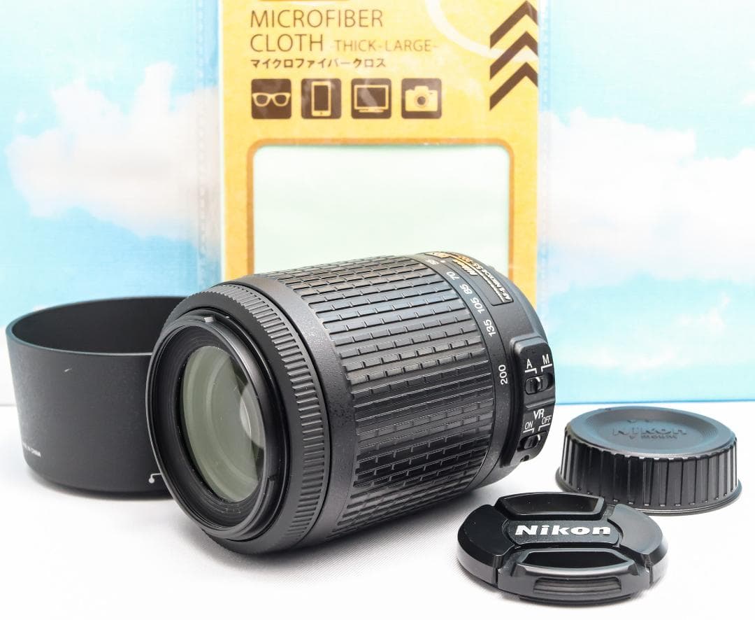 ニコン Nikon AF-S 55-200mm⭐️手振れ補正付き⭐️望遠レンズ