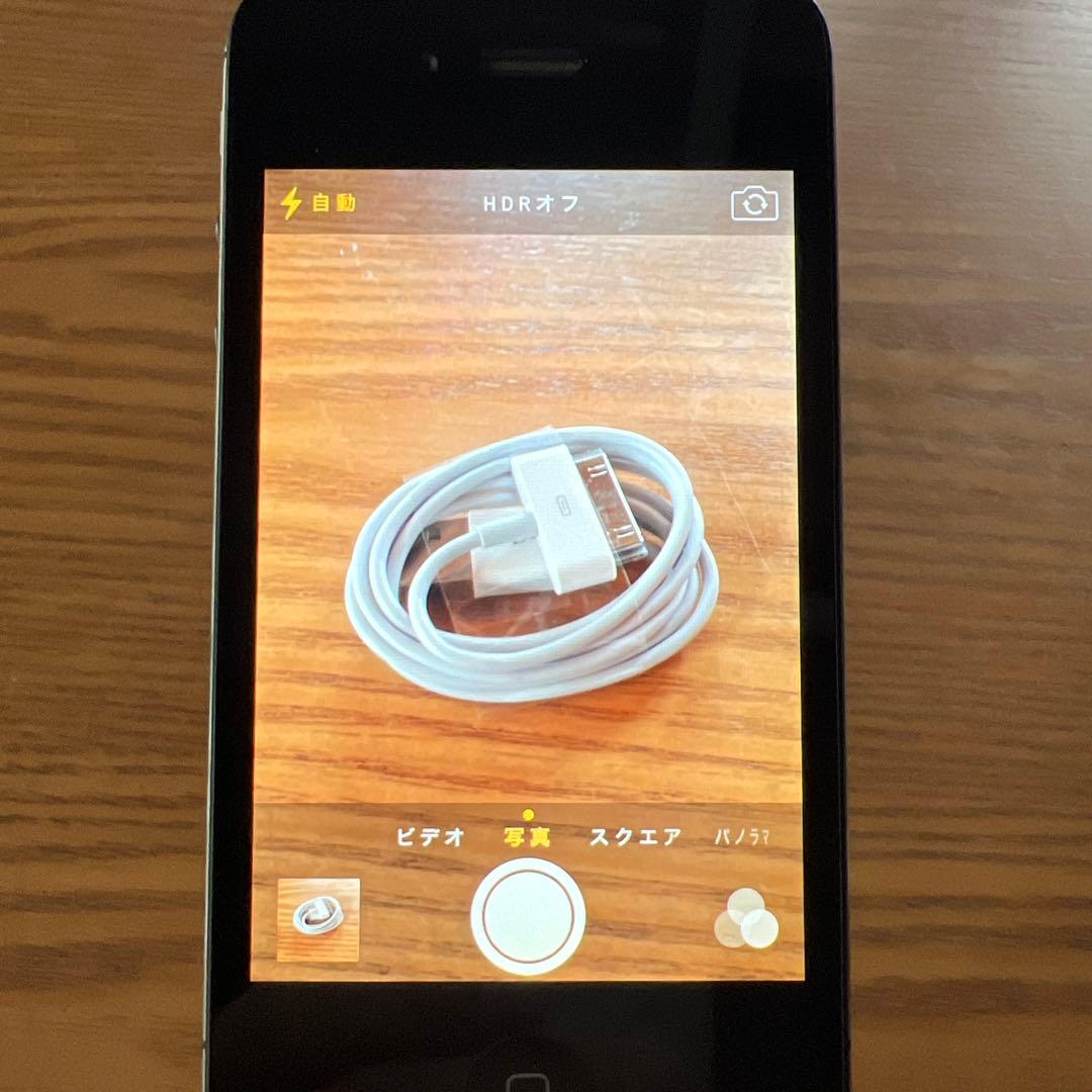【超美品】iphone4s 8GB SIMフリー　希少　レトロ　カメラ