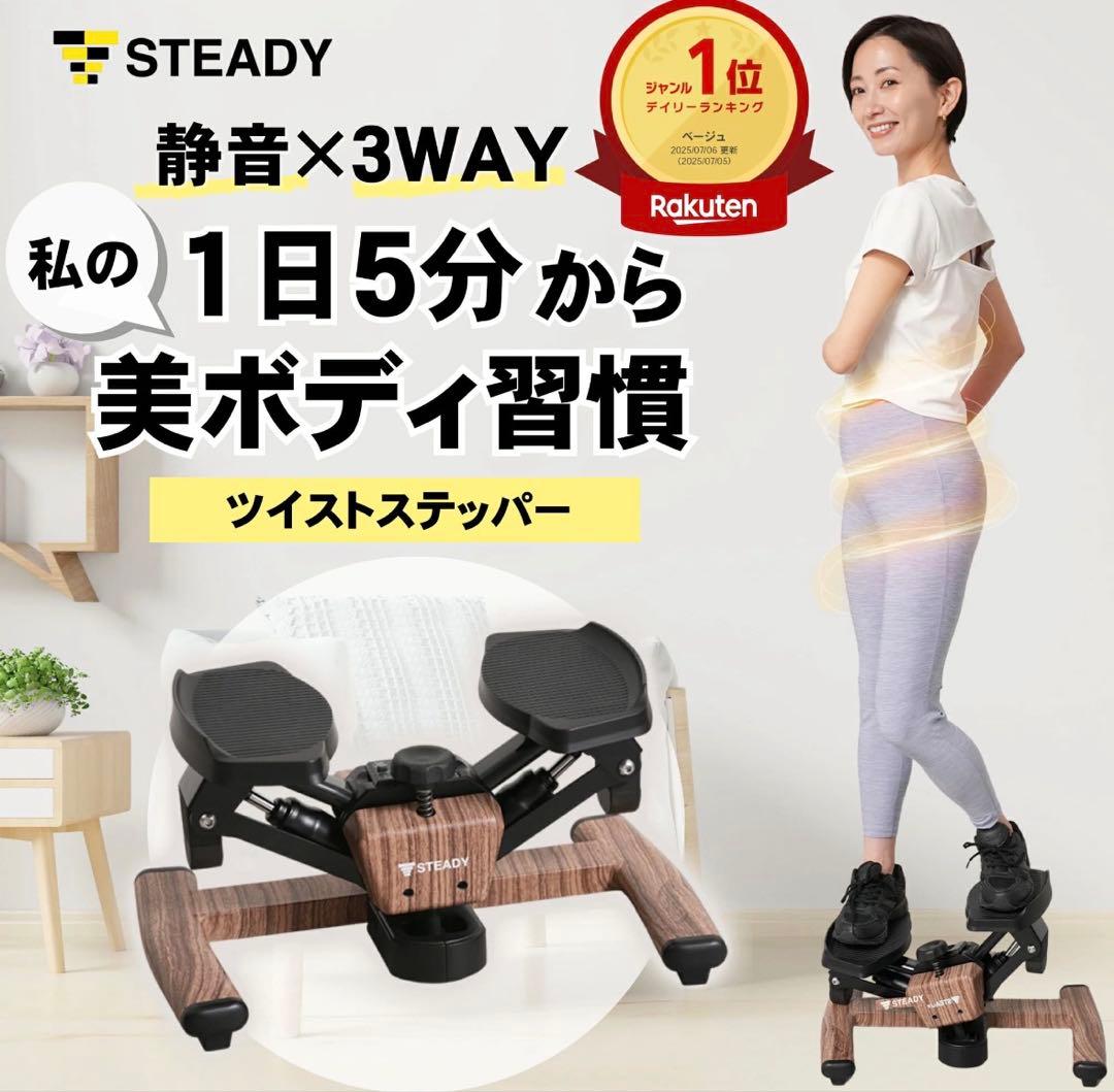 STEADY ツイストステッパー 3Way 【値下げ不可】