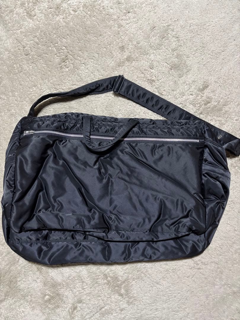 【美品使用1回】PORTER タンカー ブラックボストンバッグLL
