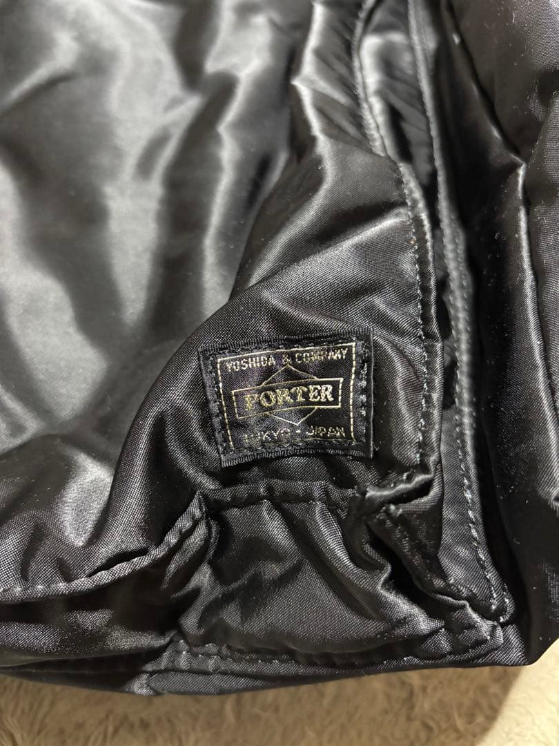 【美品使用1回】PORTER タンカー ブラックボストンバッグLL