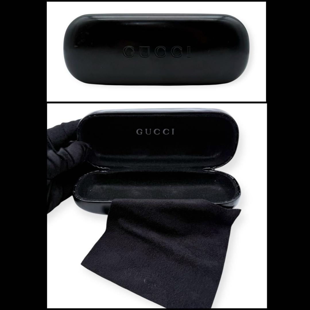 【美品】GUCCI グッチ　リムレス　サングラス　スクエアG ラインストーン