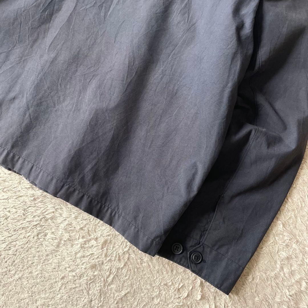 ギャップ 00s GAP ナイロン コットン ドリズラー ジャケット L 紺
