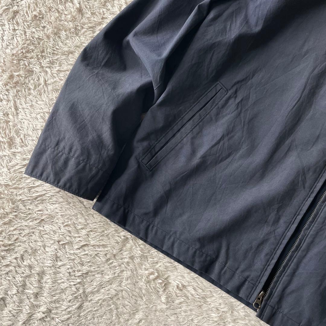 ギャップ 00s GAP ナイロン コットン ドリズラー ジャケット L 紺