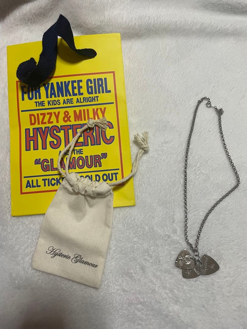 HYSTERIC GLAMOUR スカルピックネックレス シルバー