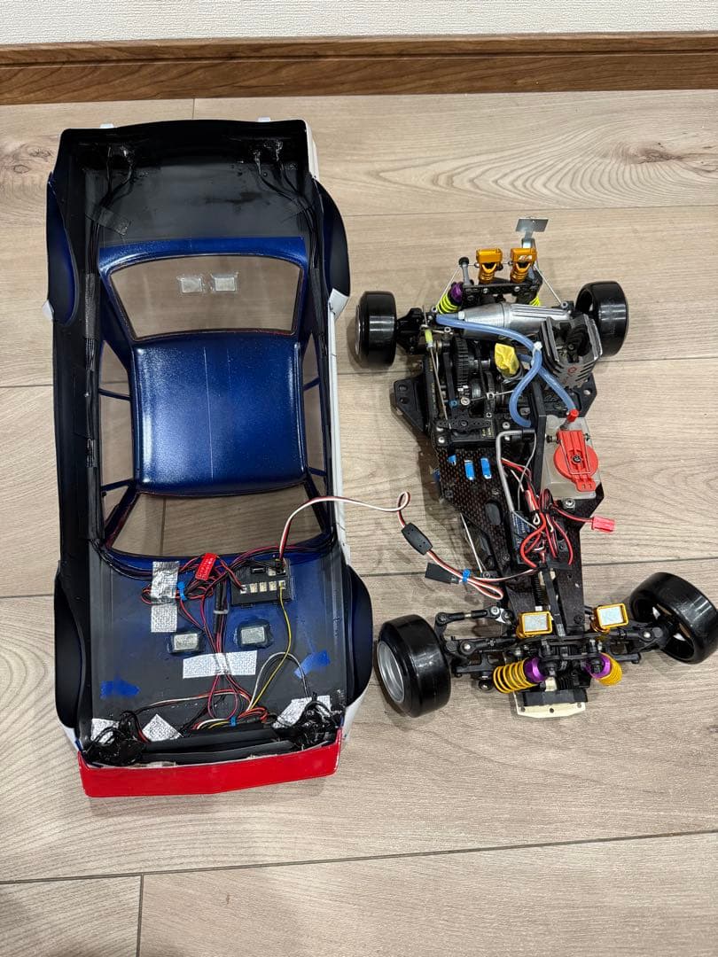 フルセット　良品　京商　ピュア10 gp10 ハコスカ　エンジンカー　深リム