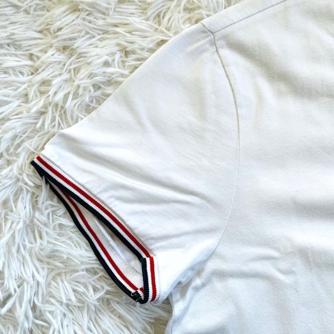 MONCLER モンクレール Tシャツ ストレッチ ロゴワッペン ホワイト M