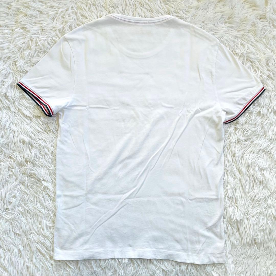 MONCLER モンクレール Tシャツ ストレッチ ロゴワッペン ホワイト M