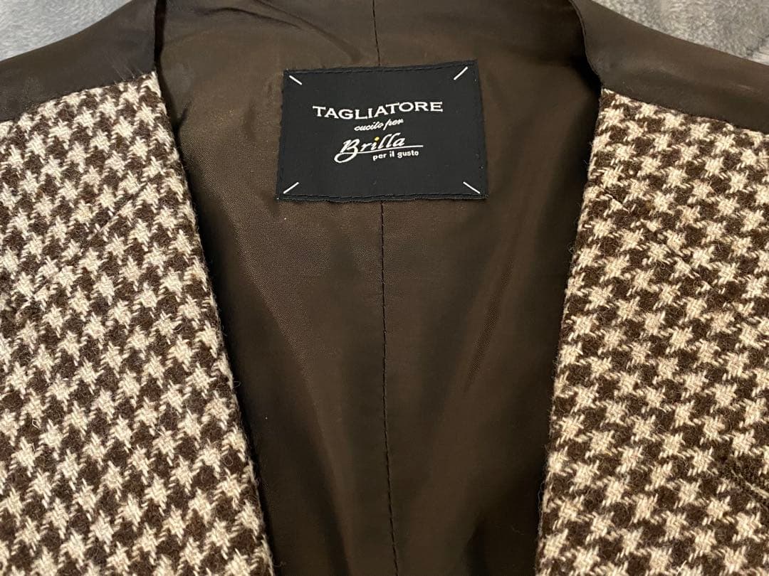 秋冬 TAGLIATORE ジレ DENNIS/F 46 Brilla別注