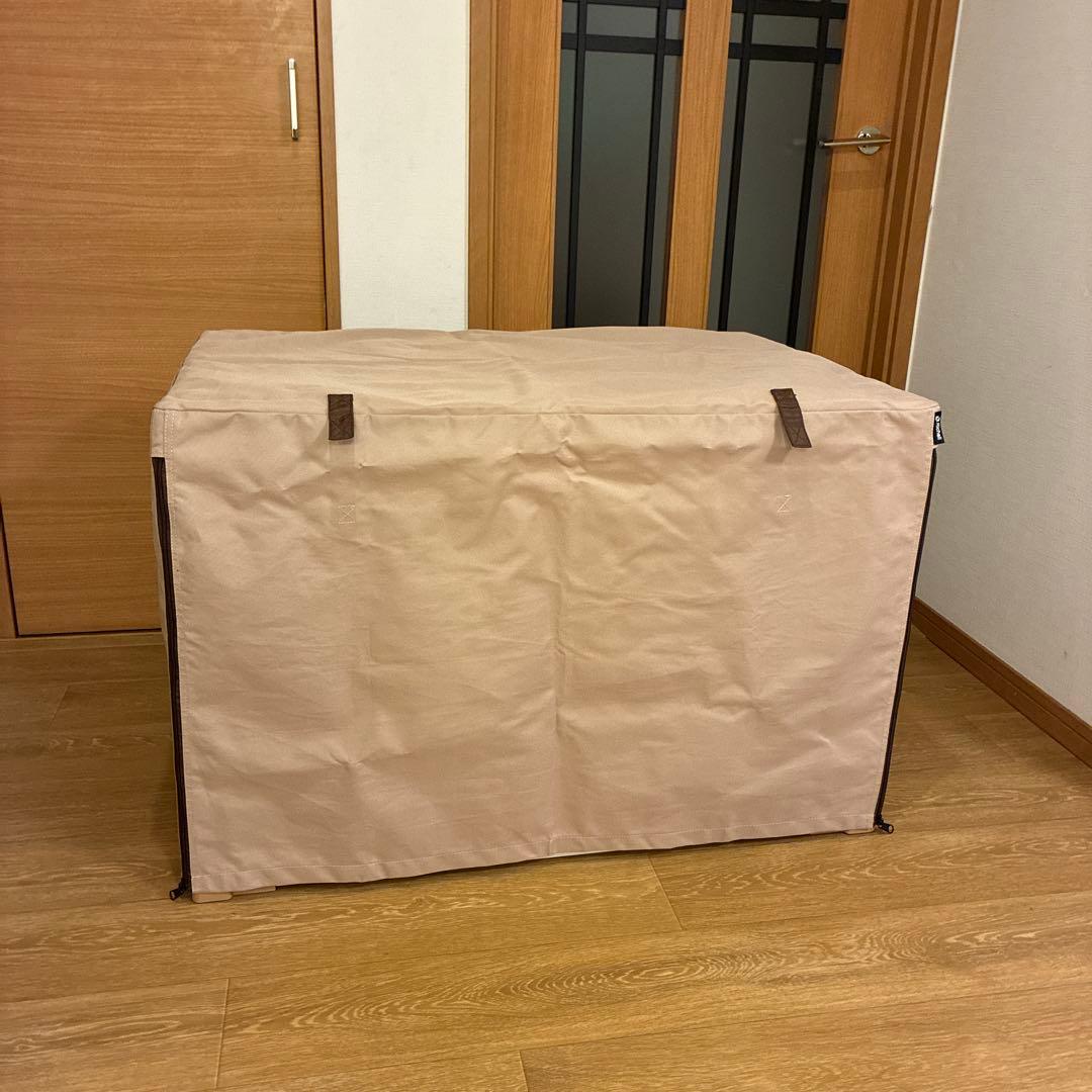 リッチェル お掃除簡単ペットケージ 900 ペットサークルカバー ブラウン付き