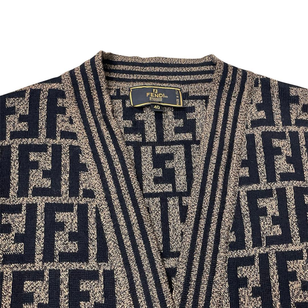 FENDI FFロゴ ロングカーディガン