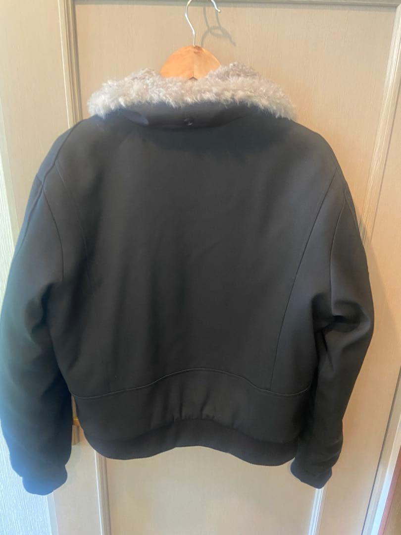 ジャケット・アウター Asymmetric Placket Fur-Collar Jacket