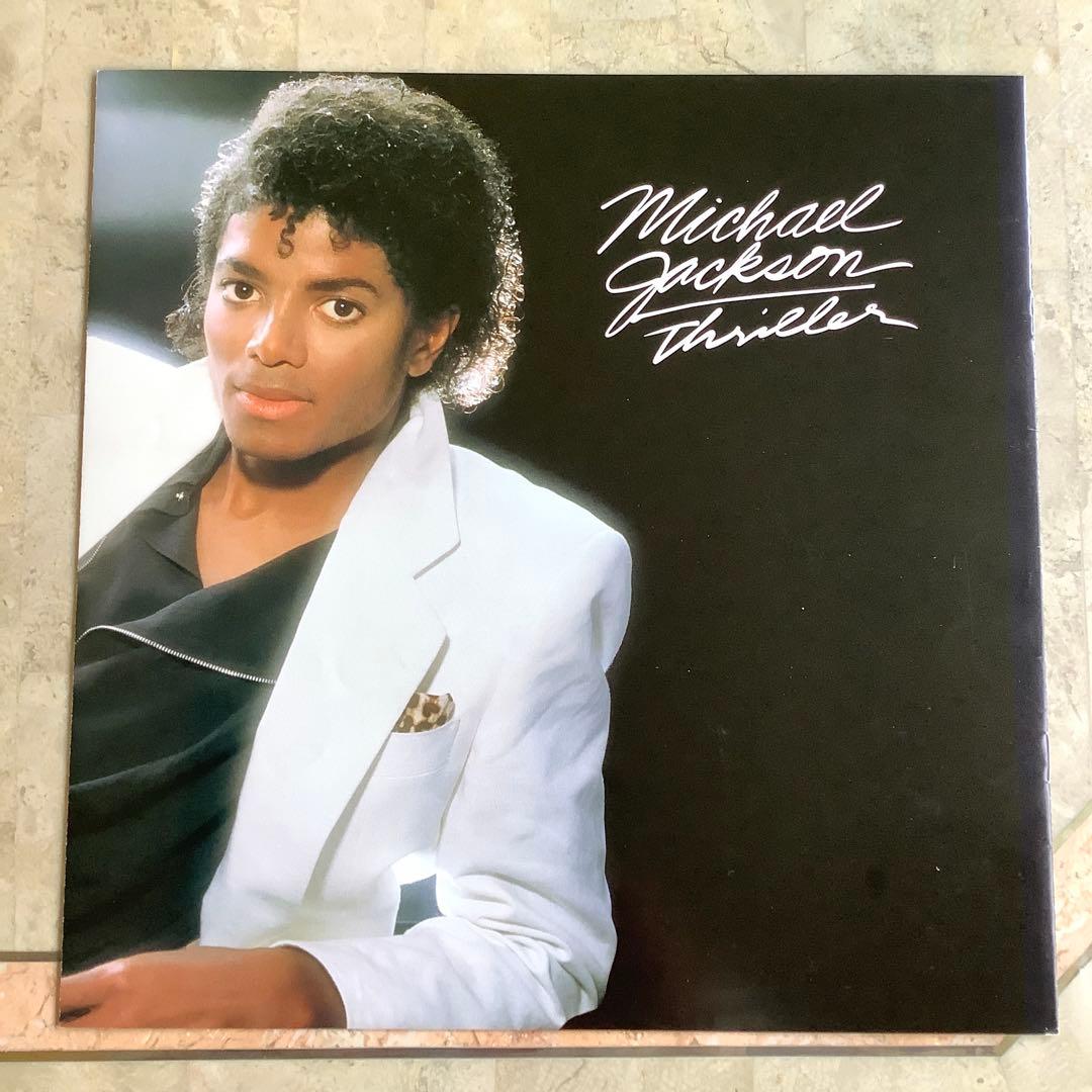 レコード新品同様! マイケルジャクソン スリラー 1982年 日本オリジナル帯付