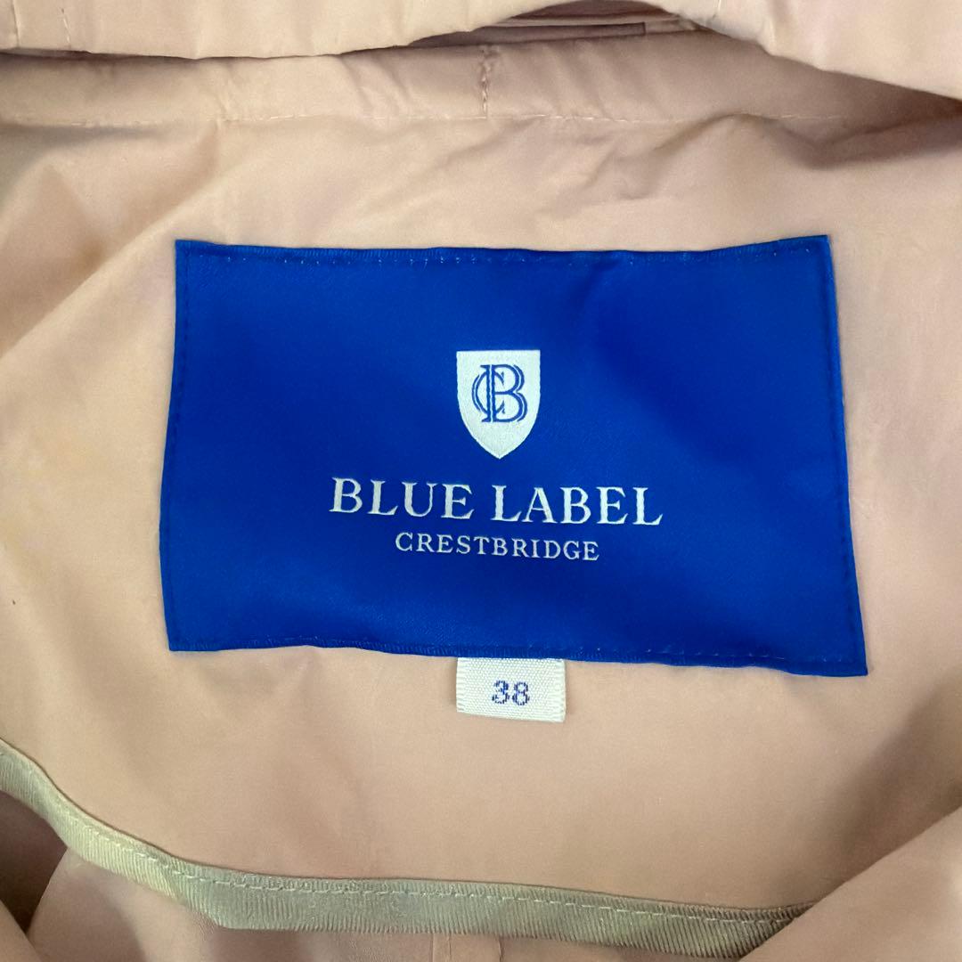 BLUE LABEL CRESTBRIDGE ピンク トレンチコート 38