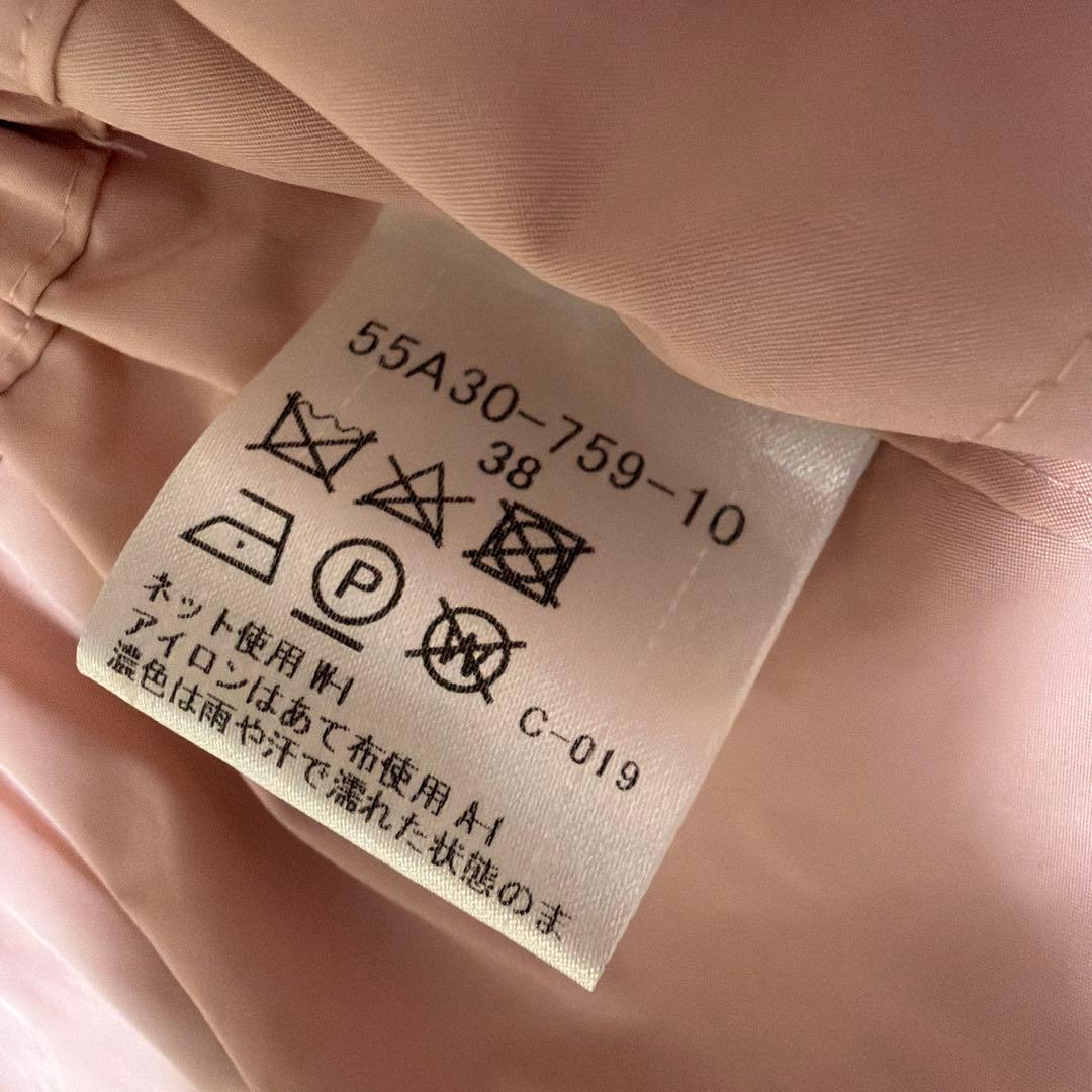 BLUE LABEL CRESTBRIDGE ピンク トレンチコート 38