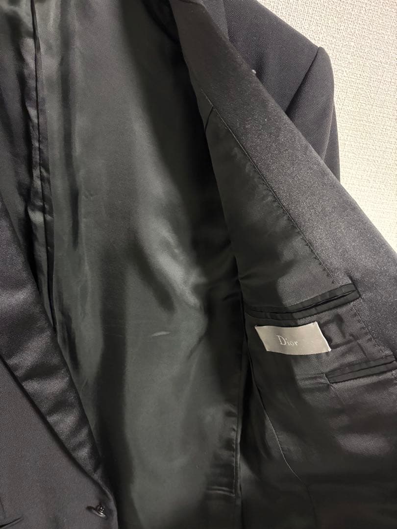 07AW Dior homme スモーキングジャケット ブラック