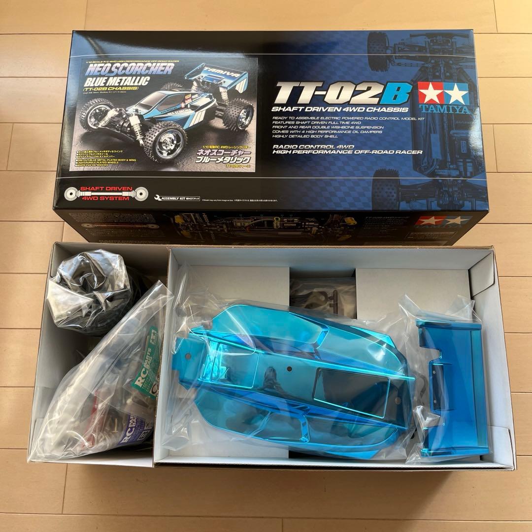 【限定品：新品未組立】タミヤ　ネオスコーチャー ブルーメタリック　セット他