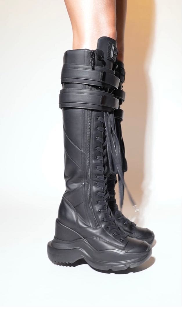YELLO sat long boots厚底 ロングブーツ超美品⭐︎