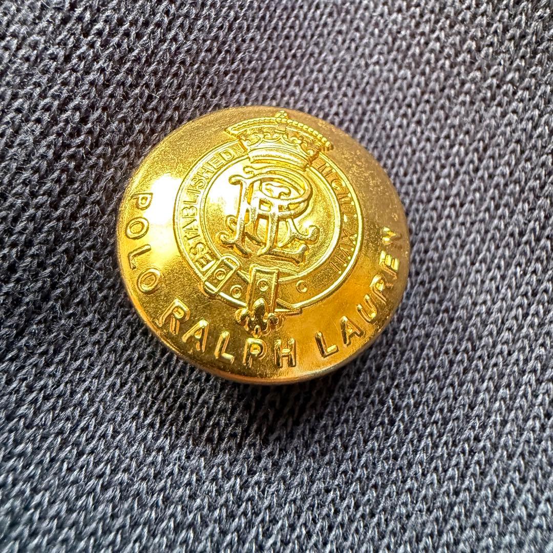 ☆未使用級☆ ポロラルフローレン　ニットジャケット　金ボタン　近年モデル　ダブル