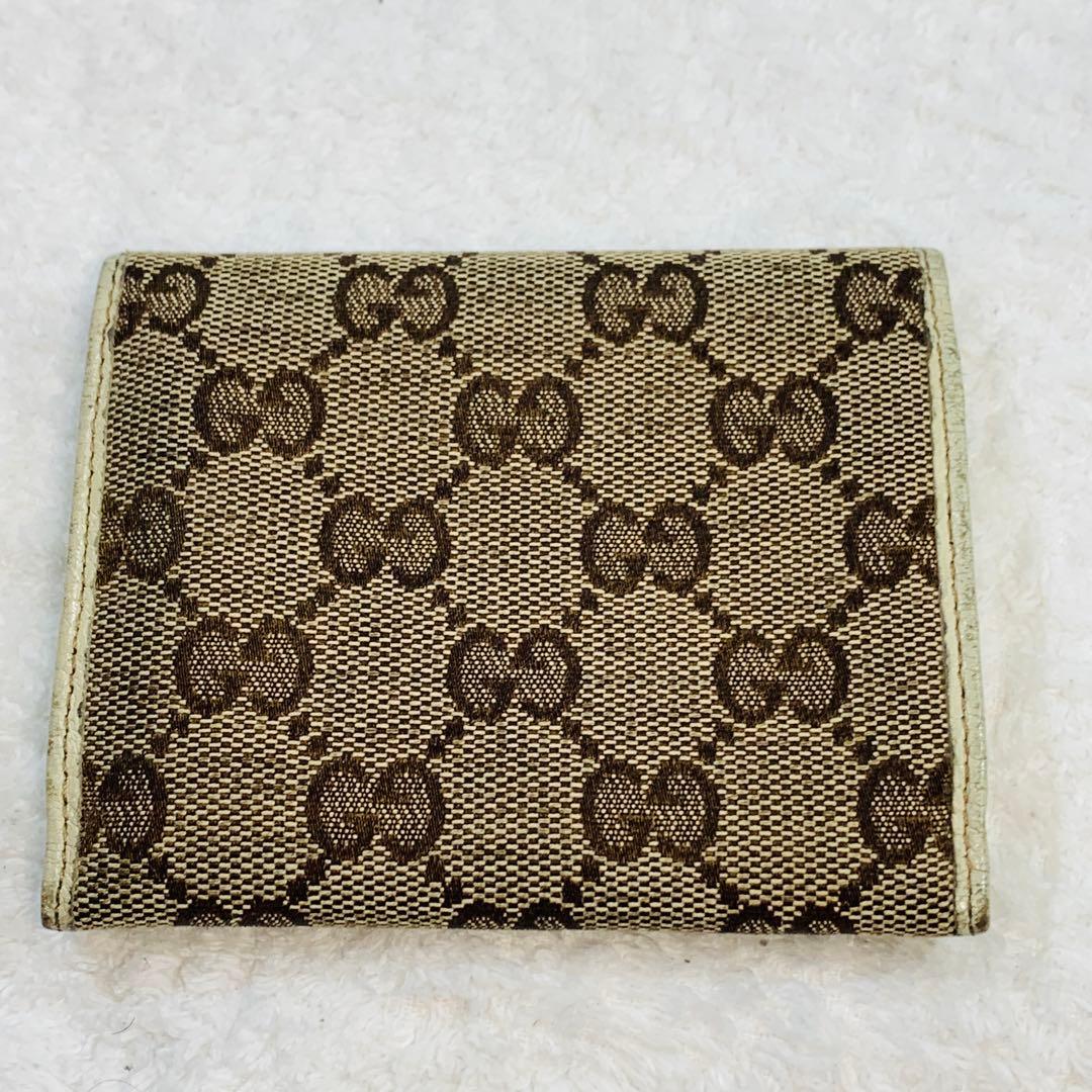 ⭐️美品グッチ GUCCI GGキャンバス カードケース 名刺入れ ベージュ