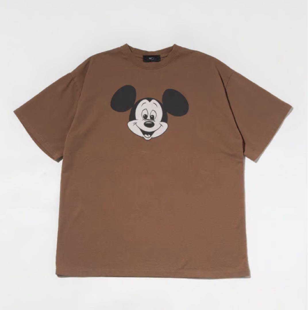 匿名発送！WCJ ミッキーマウス　Tシャツ　ブラウン　新品タグ付き