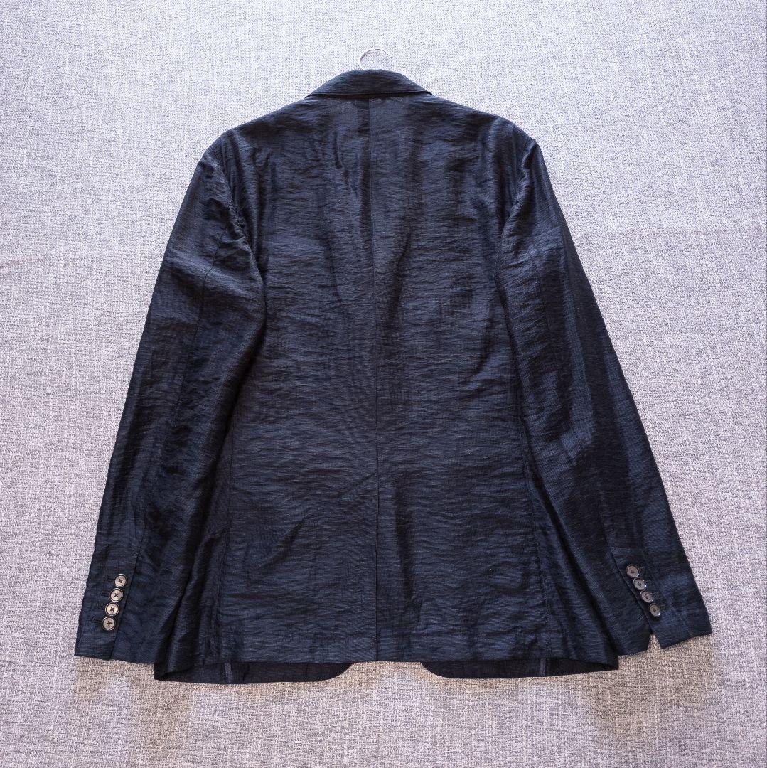 カルバンクライン　国内正規品　リネン　ネイビー　春夏　テーラードジャケット