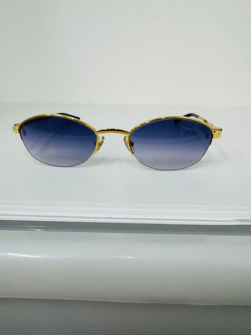 【ユチャ】Cartier ANAKIEサファイア ゴールド ハーフリム
