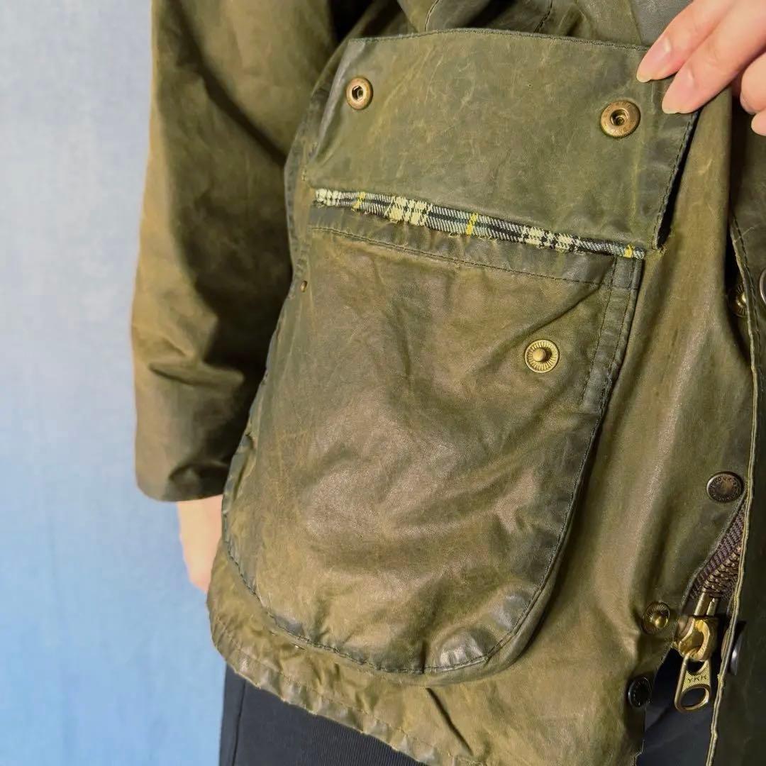C38 BARBOUR BEDALE ビデイル Olive Y2K