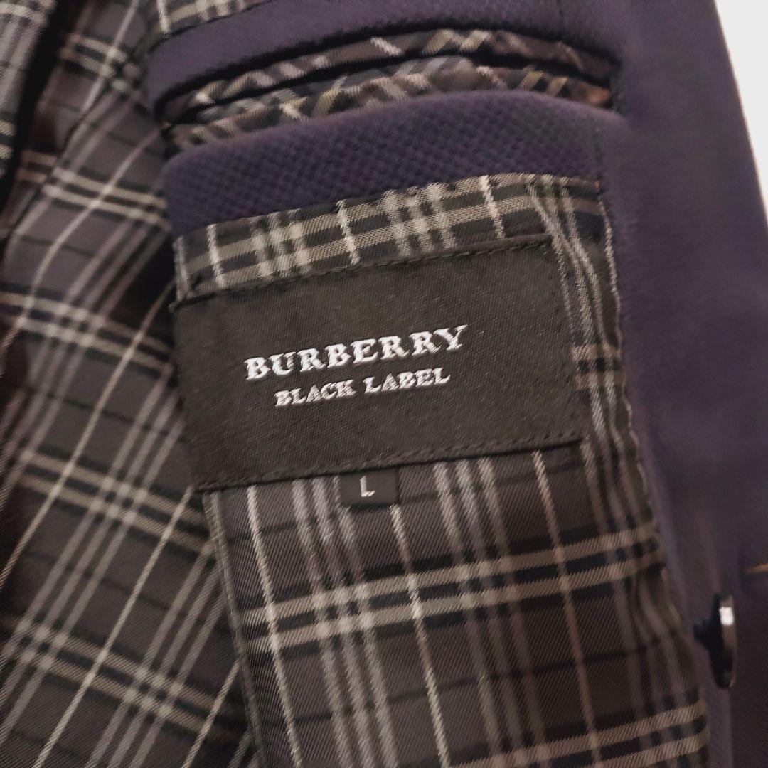 BURBERRY BLACK LABEL 銀ボタン ダブル テーラードジャケット