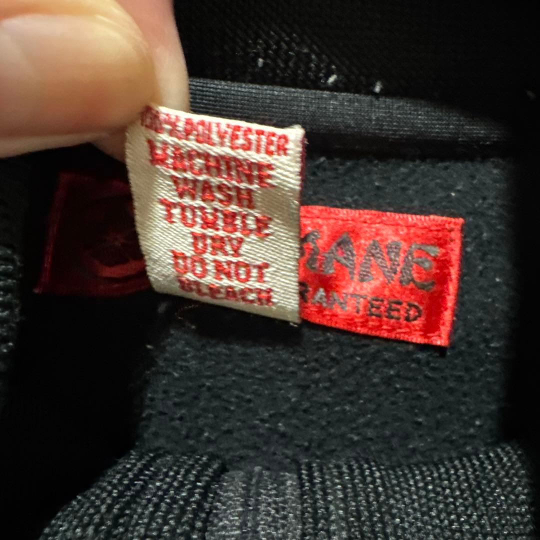 EVISU ジップアップジャケット ジャージ 黒/白 40 エビス　エヴィス