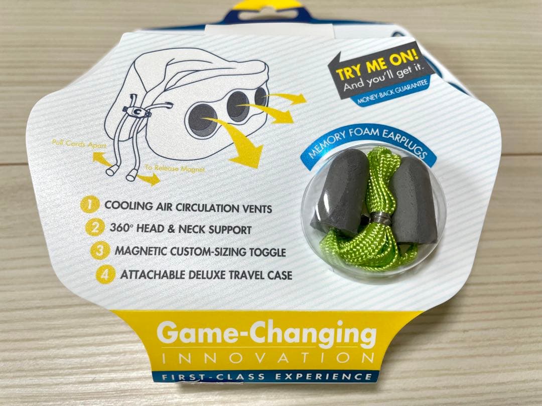 【新品】Cabeau Evolution Cool ネックピロー ライトグリーン