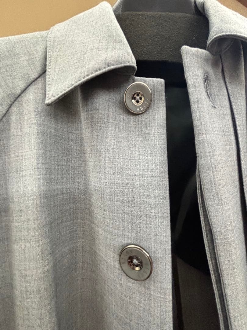 ABYTS SUMMER WOOL COAT グレー サイズ1
