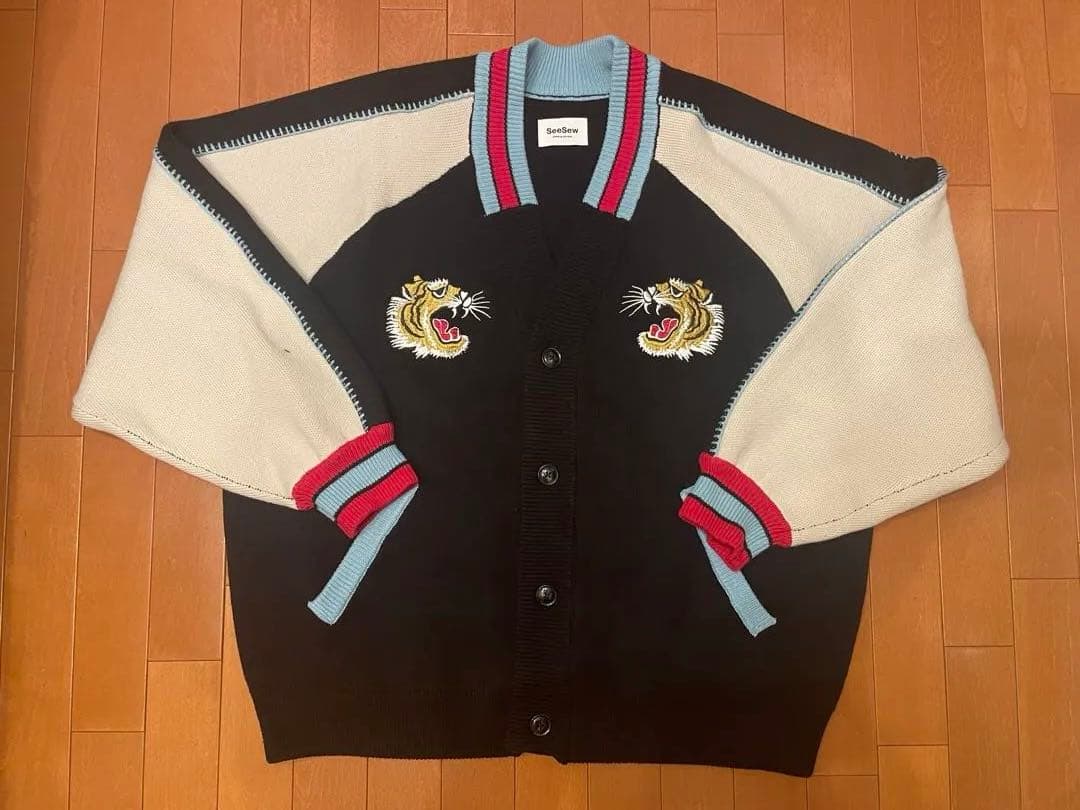 seesaw SKA CARDIGAN/スカカーディガン ブラック