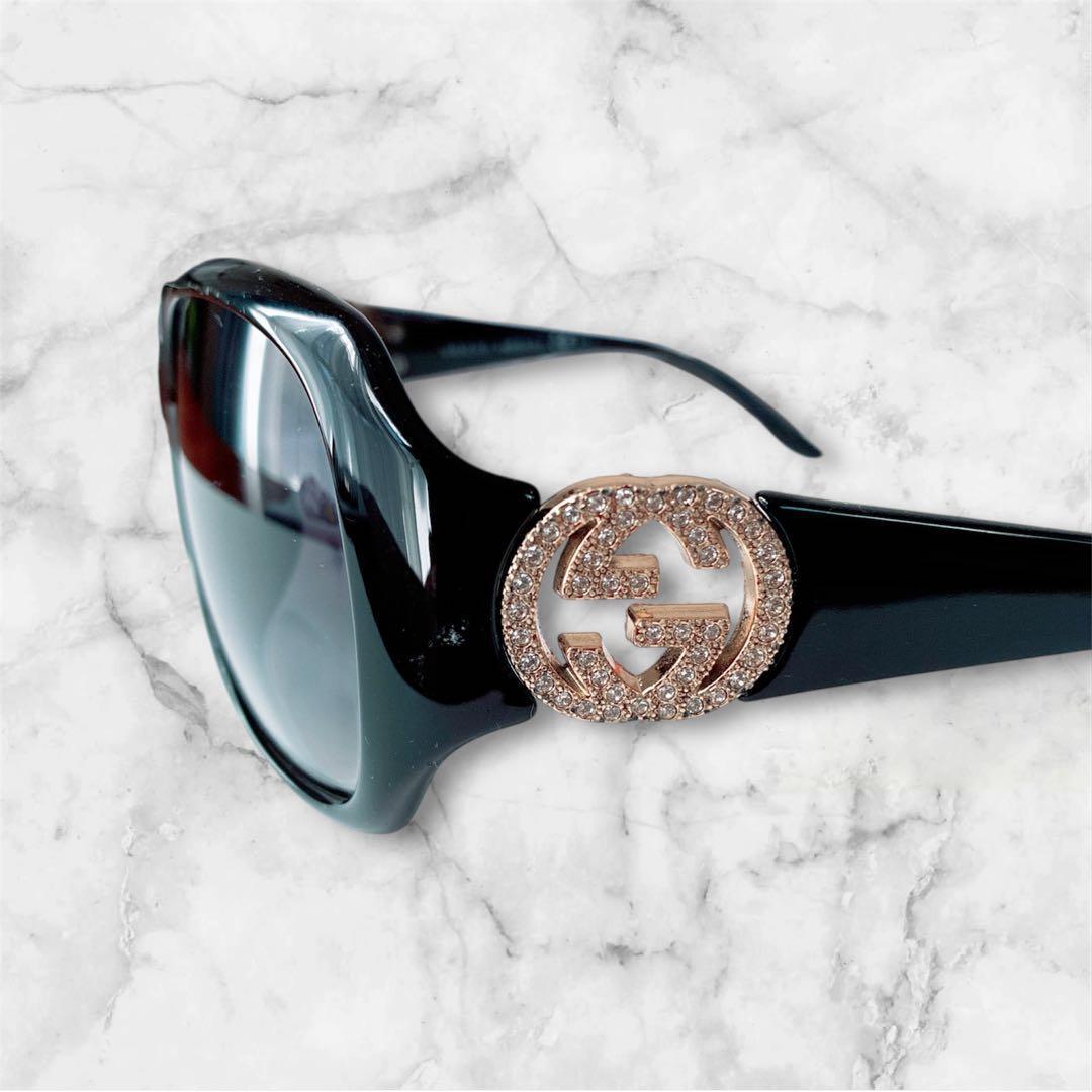 グッチ GUCCI サングラス GGロゴ インターロッキング ブラック 送料無料