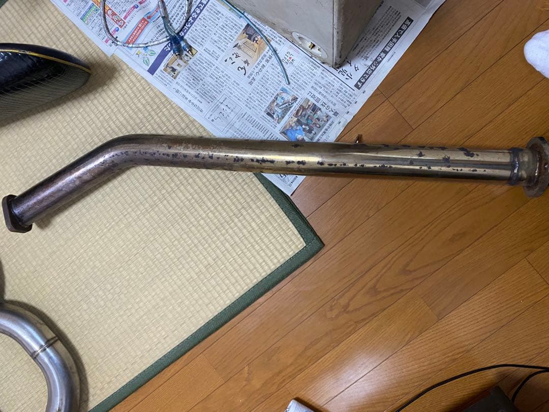 86 zn6 ストレートマフラー リアピース フロントパイプ