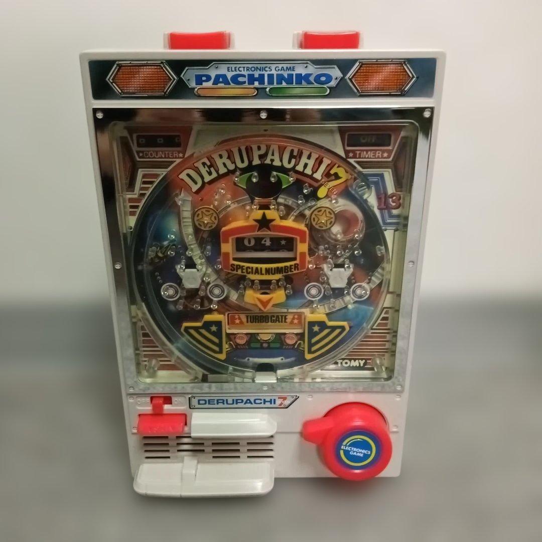 新品同様 未使用TOMY でるぱち7 電子チンジャラ美品開封品