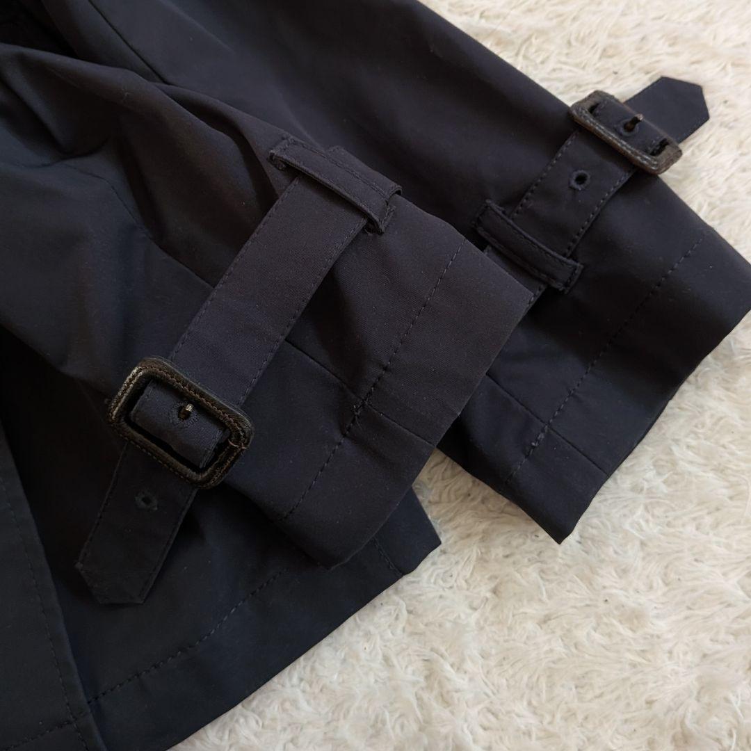 美品❀マッキントッシュ ダブルブレスト トレンチコート　レザーバックル　撥水