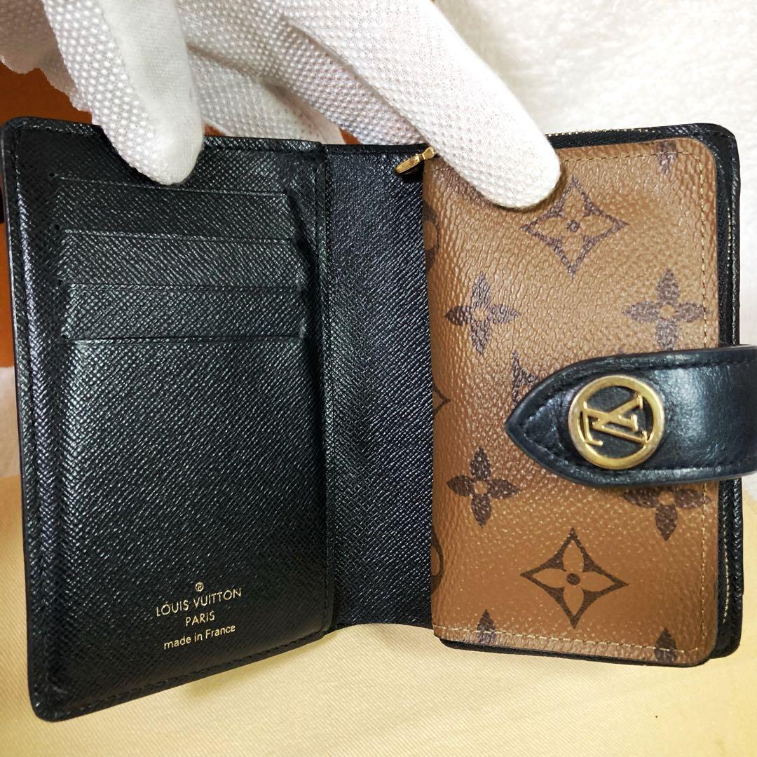 【美品】ルイヴィトン☆モノグラムリバース ポルトフォイユ ジュリエット 折り財布