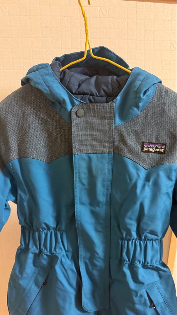 Patagonia 子供用スノーウェア 青/グレー