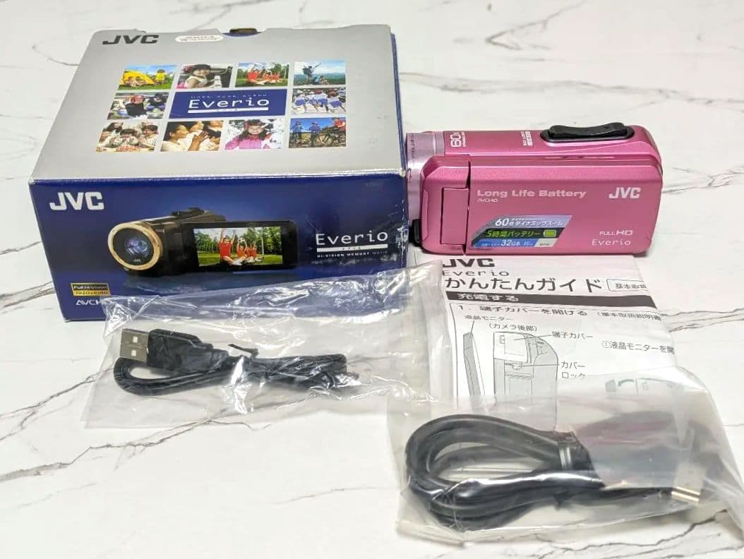 JVC　GZ-F100　ピンク