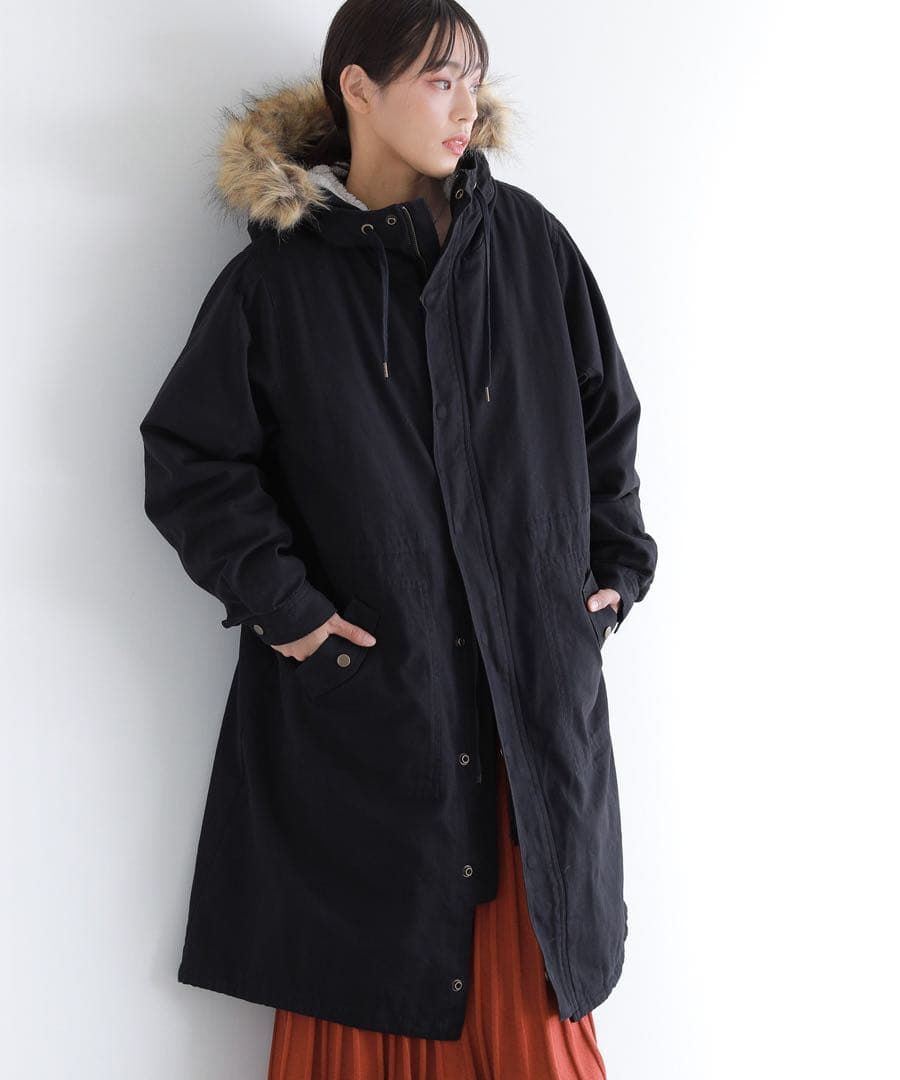 somari　モッズコート　ライナー付き　3way　ネイビー　オシャレウォーカー