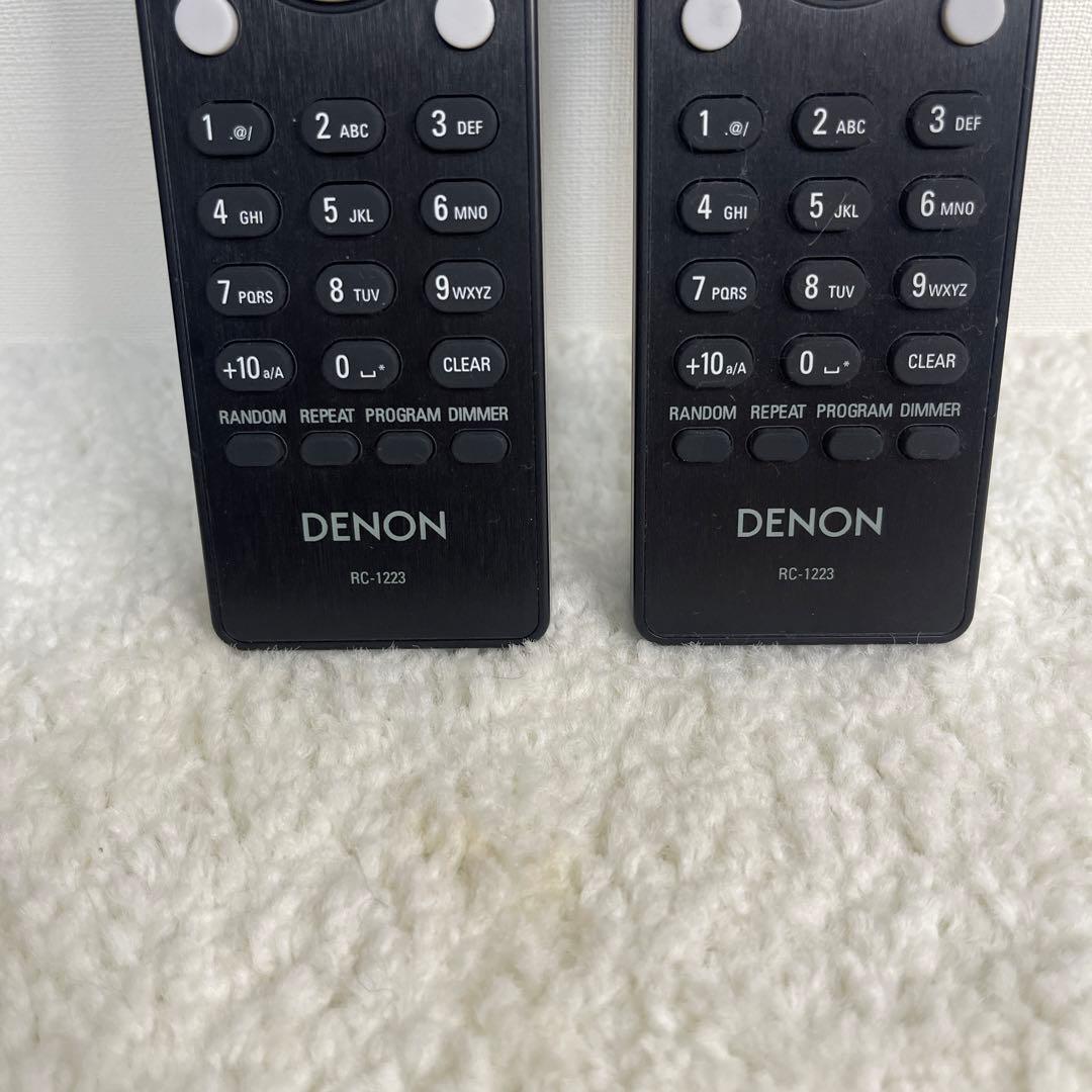 denon rc-1223 2個 セット リモコン