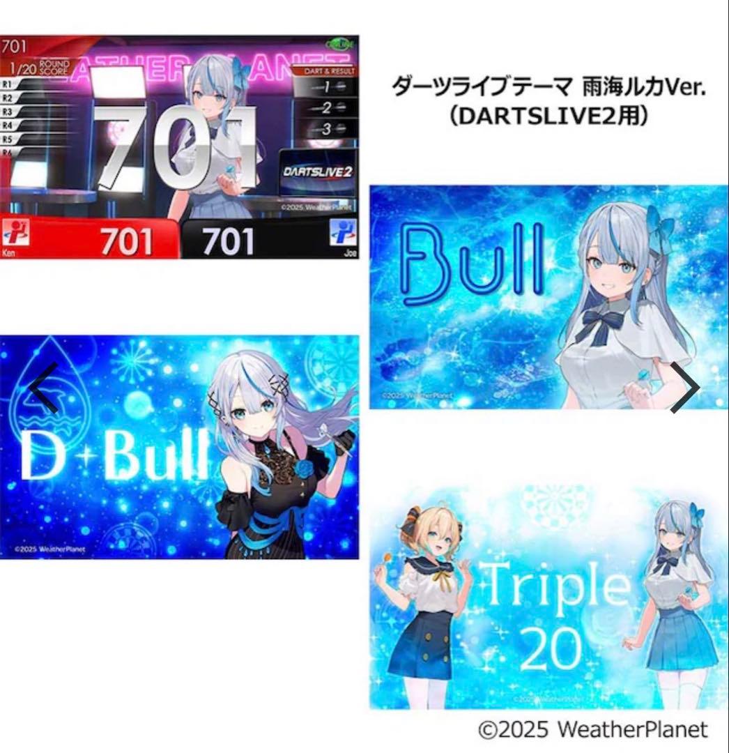 Weather Planet ダーツセット　(ダーツ バレル)