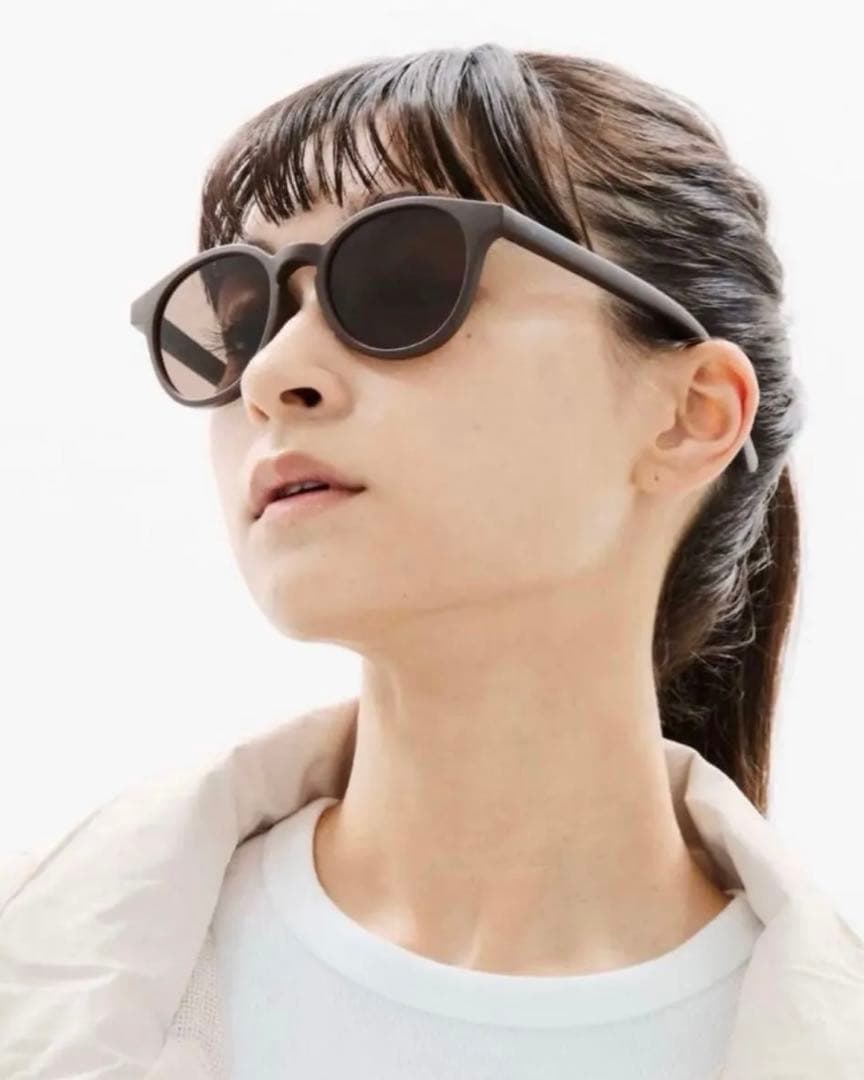 JINS ×  Peak Rubber サングラス 偏光レンズ　土カラー