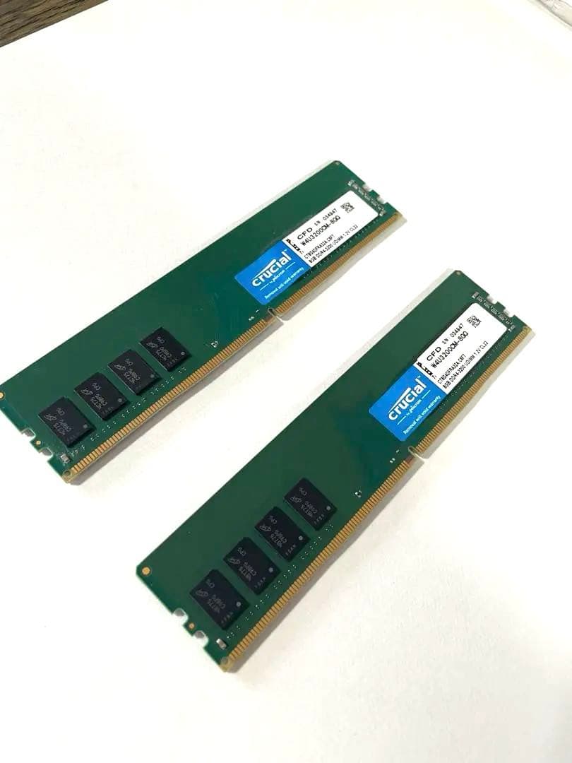 Crucial DDR4 16GB (8GB × 2枚) メモリ