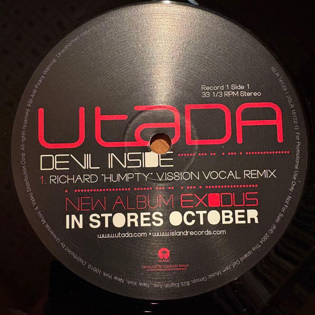 レアプロモオンリー盤！Utada Devil Inside